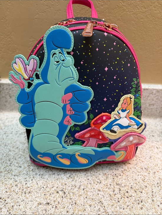 Loungefly Handbags - NWT Alice In Wonderland Loungefly Backpack